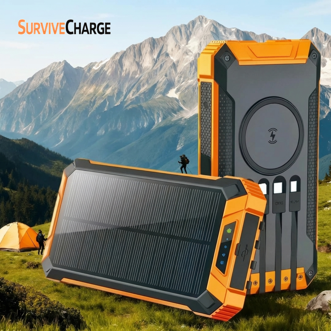 SurviveCharge™ Portable Solar Power Bank