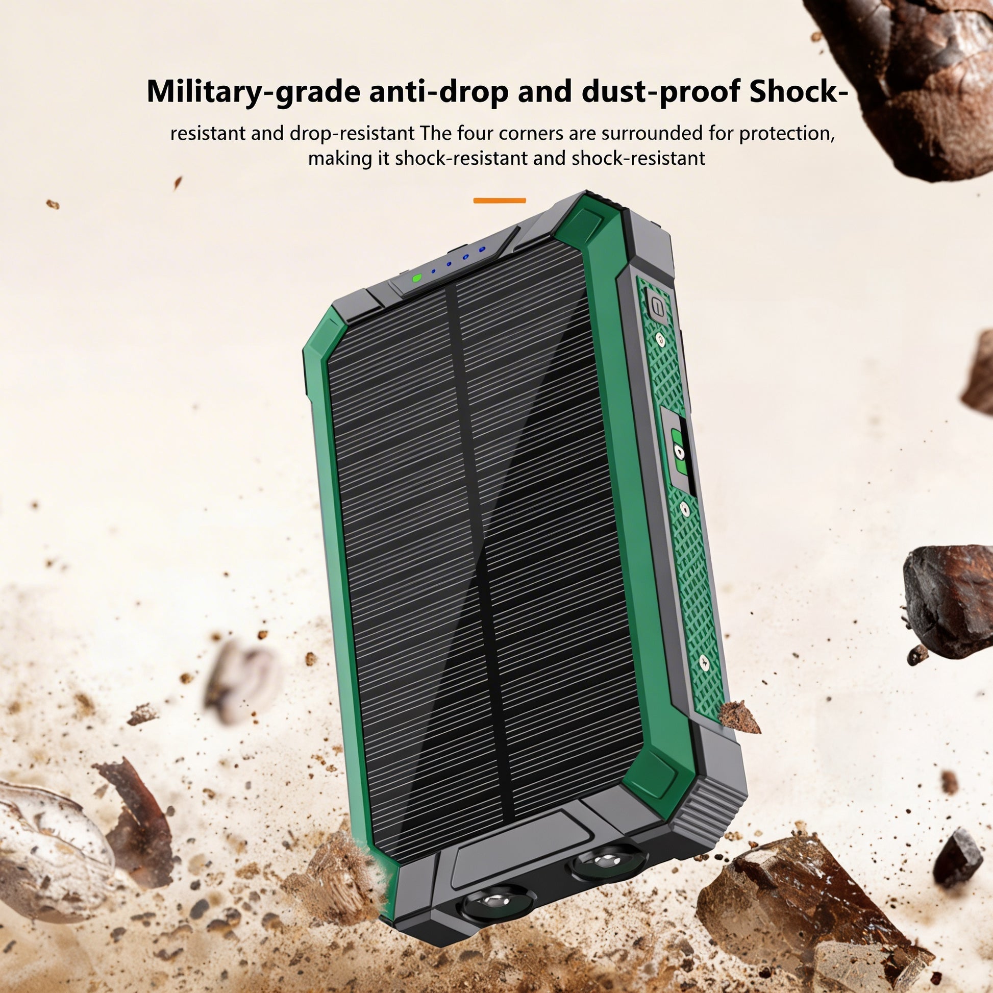 SurviveCharge™ Portable Solar Power Bank